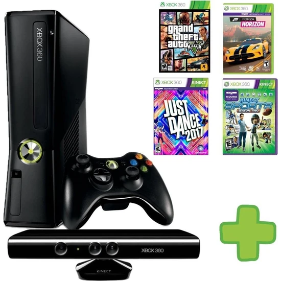 MİCROSOFT XBOX 360-KİNECT KAMERA 250 GB 30 OYUN